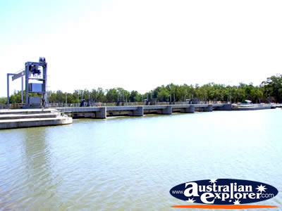 Great shot of Cohuna Torrumbarry Weir . . . VIEW ALL COHUNA PHOTOGRAPHS