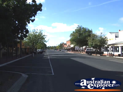 Street in Dimboola . . . CLICK TO VIEW ALL DIMBOOLA POSTCARDS