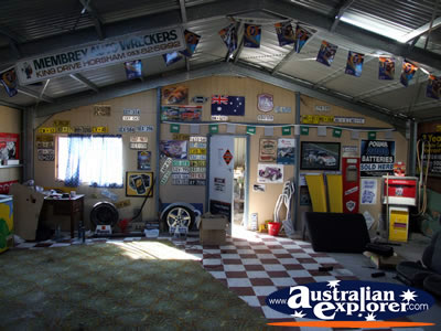 Old Dadswell Town inside Mad Max Motors . . . CLICK TO VIEW ALL DADSWELLS BRIDGE POSTCARDS