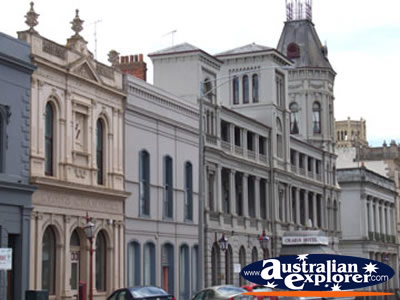 Old Buildings on a Ballarat Street . . . VIEW ALL BALLARAT PHOTOGRAPHS