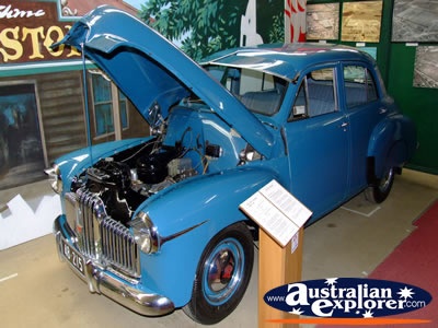 Echuca Holden Museum Car and Engine . . . CLICK TO VIEW ALL ECHUCA (HOLDEN MUSEUM) POSTCARDS