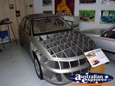 Car Display at Echuca Holden Museum . . . CLICK TO VIEW ALL ECHUCA (HOLDEN MUSEUM) POSTCARDS