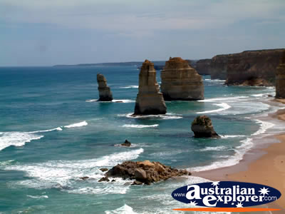 Great Ocean Road Apostles One Fell Down . . . CLICK TO VIEW ALL GREAT OCEAN ROAD POSTCARDS