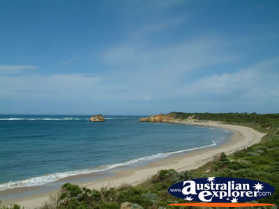 The Shore in the Great Ocean Road Bay of Islands . . . CLICK TO VIEW ALL GREAT OCEAN ROAD POSTCARDS