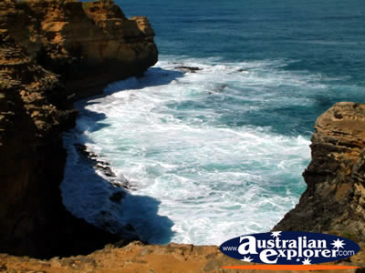View of the Great Ocean Road the Grotto . . . CLICK TO VIEW ALL GREAT OCEAN ROAD POSTCARDS