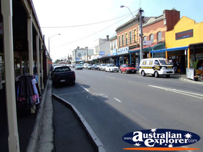Kyneton Street and Shops . . . VIEW ALL KYNETON PHOTOGRAPHS