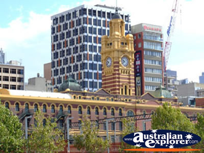 View of Melbourne Buildings . . . CLICK TO VIEW ALL MELBOURNE POSTCARDS