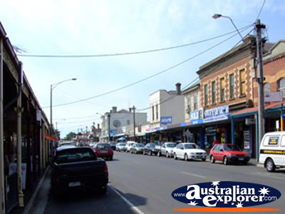 View down Kyneton Street . . . VIEW ALL KYNETON PHOTOGRAPHS