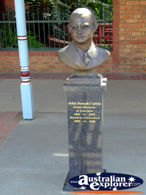 Charlton Bust John Curtin . . . VIEW ALL CHARLTON PHOTOGRAPHS