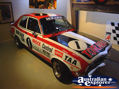 Race Car at Phillip Island Circuit Museum . . . CLICK TO VIEW ALL PHILLIP ISLAND (RACE TRACK AND MUSEUM) POSTCARDS