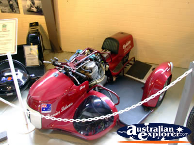 Phillip Island Circuit Museum Side Car Model . . . VIEW ALL PHILLIP ISLAND (RACE TRACK AND MUSEUM) PHOTOGRAPHS