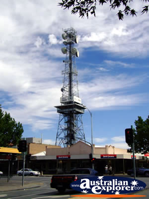 Shepparton Viewing tower . . . CLICK TO VIEW ALL SHEPPARTON POSTCARDS