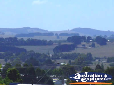 Leongatha View from Town . . . CLICK TO VIEW ALL LEONGATHA POSTCARDS