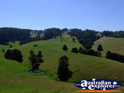 Landscape on the way to Morwell . . . VIEW ALL MORWELL PHOTOGRAPHS
