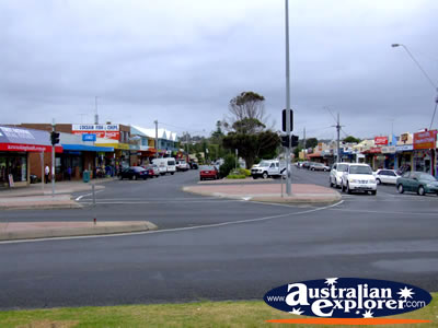 Lakes Entrance Street and Shops . . . CLICK TO VIEW ALL LAKES ENTRANCE POSTCARDS
