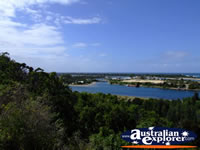 View of Lakes Entrance . . . CLICK TO ENLARGE