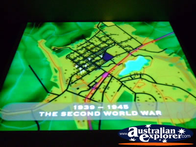 Beechworth Telegraph Station WWII Map . . . CLICK TO VIEW ALL BEECHWORTH POSTCARDS