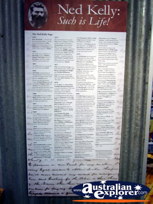 Wangaratta Ned Kelly Such Is Life . . . VIEW ALL WANGARATTA PHOTOGRAPHS