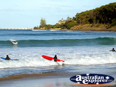 Surf at Apollo Bay . . . CLICK TO VIEW ALL APOLLO BAY (SURFING) POSTCARDS