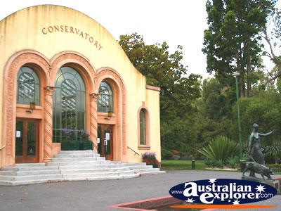 Fitzroy Gardens Conservatory Entrance . . . CLICK TO VIEW ALL MELBOURNE (FITZROY GARDENS) POSTCARDS