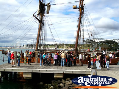 Old Sailing Ship in Geelong Harbour . . . VIEW ALL GEELONG PHOTOGRAPHS