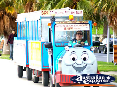 Thomas the Tank Engine Tour Ride . . . CLICK TO VIEW ALL GEELONG (ESPLANADE) POSTCARDS