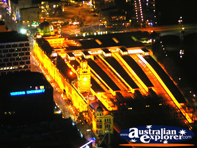 Flinders Street Station from Observation Deck . . . VIEW ALL MELBOURNE (OBSERVATION DECK) PHOTOGRAPHS