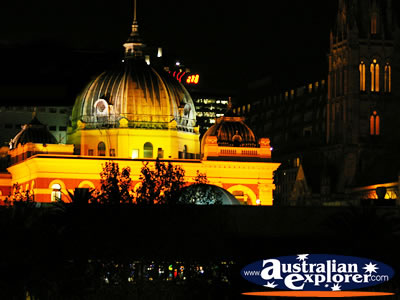 Night shot of Southbank . . . CLICK TO VIEW ALL MELBOURNE (SOUTHBANK) POSTCARDS
