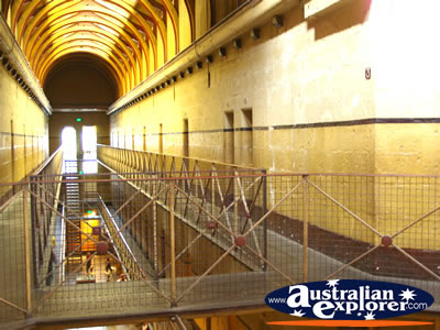Platforms in the Old Melbourne Gaol . . . VIEW ALL MELBOURNE (OLD MELBOURNE GAOL) PHOTOGRAPHS