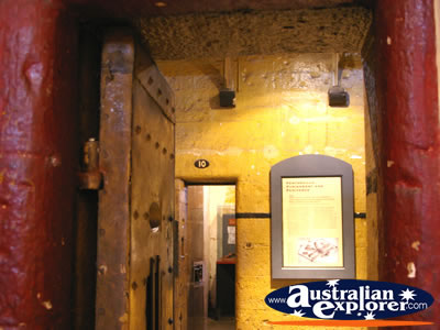 Inside at Old Melbourne Gaol . . . CLICK TO VIEW ALL MELBOURNE (OLD MELBOURNE GAOL) POSTCARDS