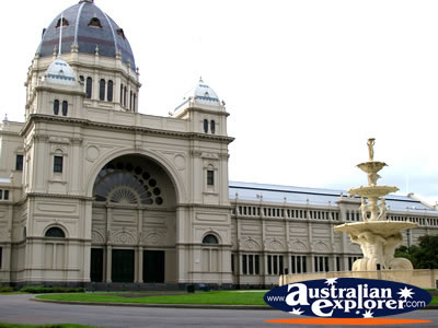 Royal Exhibition Building from Entrance . . . VIEW ALL MELBOURNE (BUILDINGS) PHOTOGRAPHS