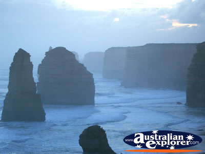 The Apostles by Night . . . VIEW ALL GREAT OCEAN ROAD (TWELVE APOSTLES) PHOTOGRAPHS
