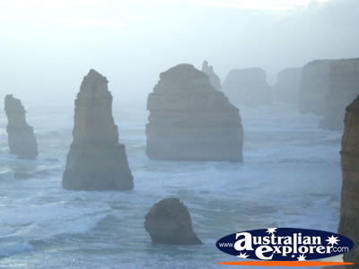 The Apostles . . . CLICK TO VIEW ALL GREAT OCEAN ROAD (TWELVE APOSTLES) POSTCARDS