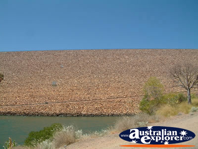 Lake Argyle Ord Dam View . . . CLICK TO VIEW ALL LAKE ARGYLE POSTCARDS