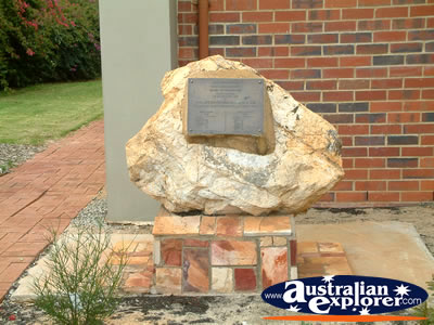 Perenjori Plaque . . . VIEW ALL PERENJORI PHOTOGRAPHS