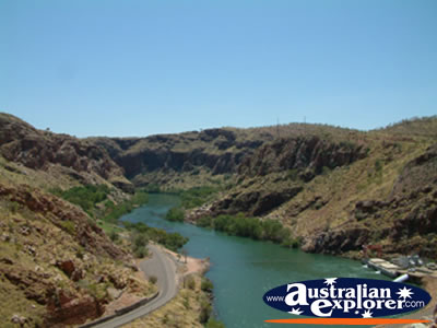 View of Lake Argyle Ord River . . . CLICK TO VIEW ALL LAKE ARGYLE POSTCARDS