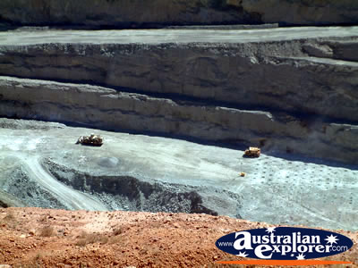 Vehicles in the Boulder Super Pit . . . VIEW ALL BOULDER PHOTOGRAPHS