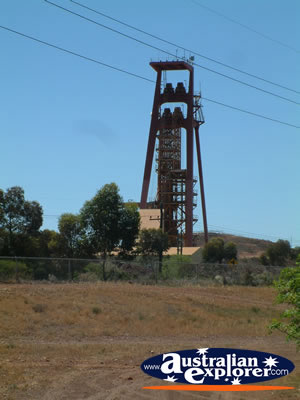 Kalgoorlie Mine Shaft . . . CLICK TO VIEW ALL KALGOORLIE POSTCARDS
