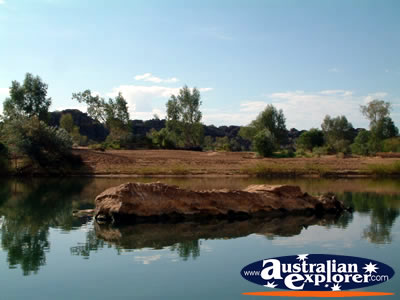 The Landscape of Fitzroy Crossing Geikie Gorge . . . CLICK TO VIEW ALL GEIKE GORGE POSTCARDS