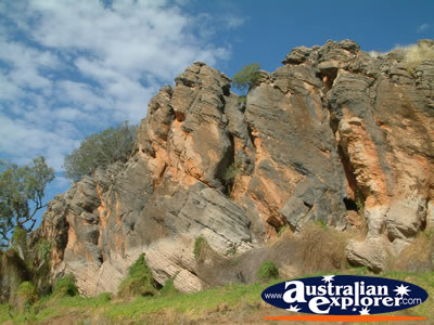 Fitzroy Crossing Geikie Gorge Amazing Rock Walls . . . CLICK TO VIEW ALL GEIKE GORGE POSTCARDS
