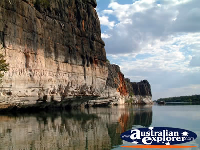 Fitzroy Crossing and Geikie Gorge Views of Rock Walls . . . CLICK TO VIEW ALL GEIKE GORGE POSTCARDS