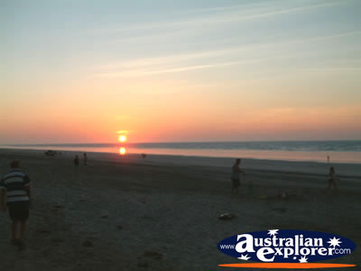 Eighty Mile Beach Stunning Sunset at Night . . . CLICK TO VIEW ALL EIGHTY MILE BEACH POSTCARDS