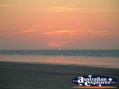 Eighty Mile Beach Sunset at Night . . . CLICK TO VIEW ALL EIGHTY MILE BEACH POSTCARDS