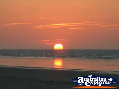 Eighty Mile Beach Sunset View . . . CLICK TO VIEW ALL EIGHTY MILE BEACH POSTCARDS