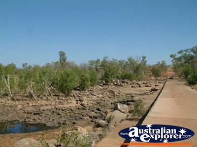 Mary Pool View on Way to Fitzroy Crossing . . . CLICK TO VIEW ALL FITZROY CROSSING POSTCARDS