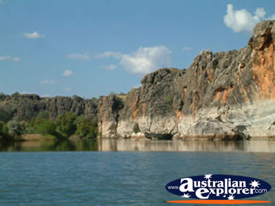 Geikie Gorge in Western Australia . . . CLICK TO VIEW ALL GEIKE GORGE POSTCARDS