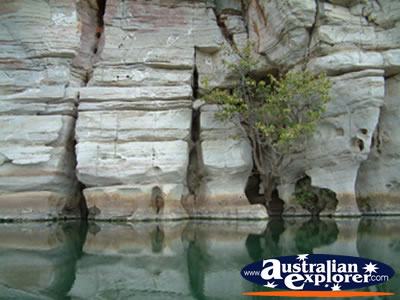 Rock Walls at Geikie Gorge . . . CLICK TO VIEW ALL GEIKE GORGE POSTCARDS