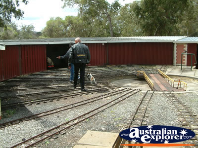 Railway Tracks at Perth Train Club . . . VIEW ALL PERTH (TRAIN CLUB) PHOTOGRAPHS