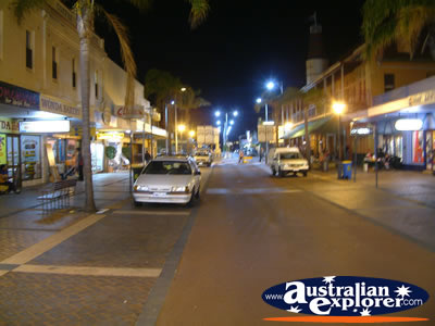 Geraldton Street Party at Night . . . CLICK TO VIEW ALL GERALDTON POSTCARDS