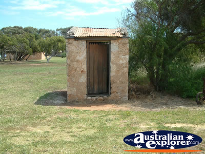 Greenough Old Out House . . . CLICK TO VIEW ALL GREENOUGH POSTCARDS